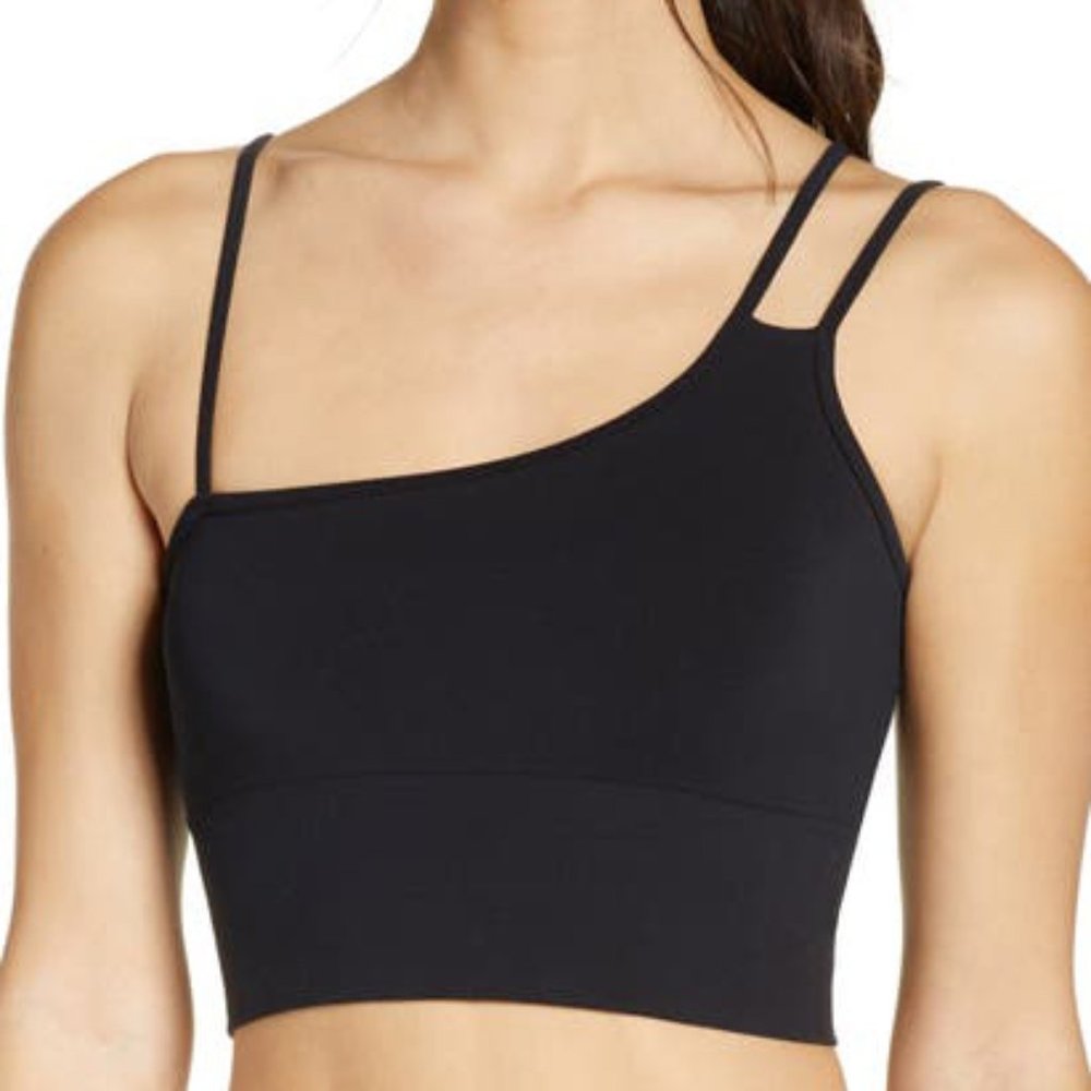 Sold. ALO Yoga Black Offset Sports Bra